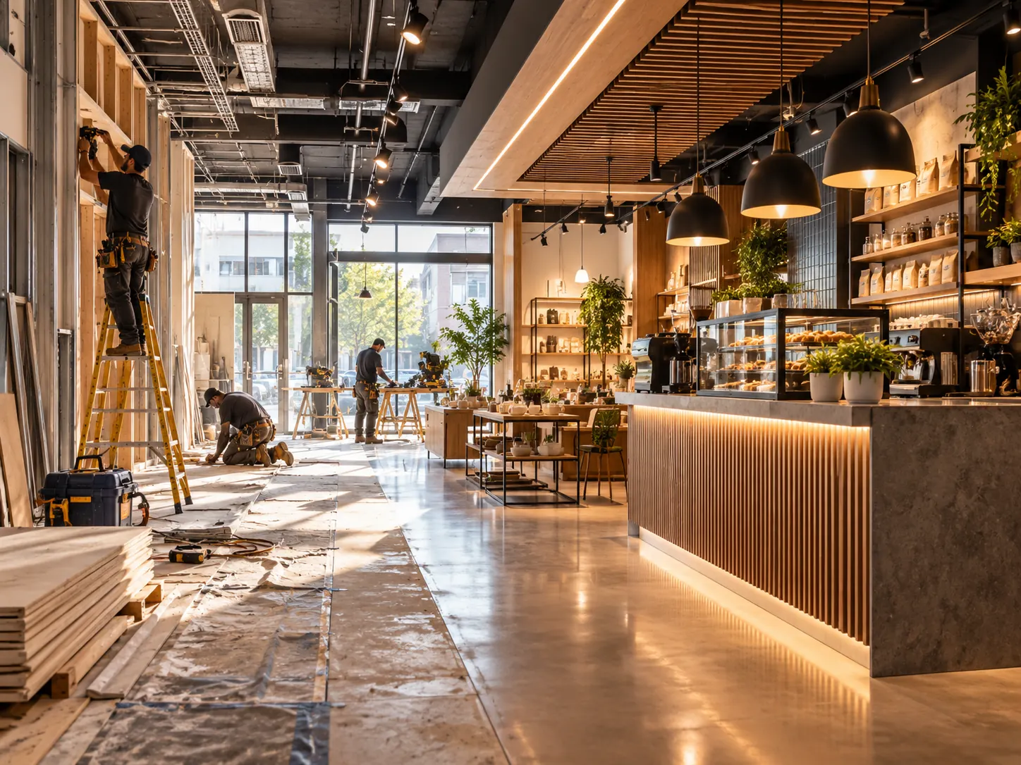 Allestimento di un locale commerciale
