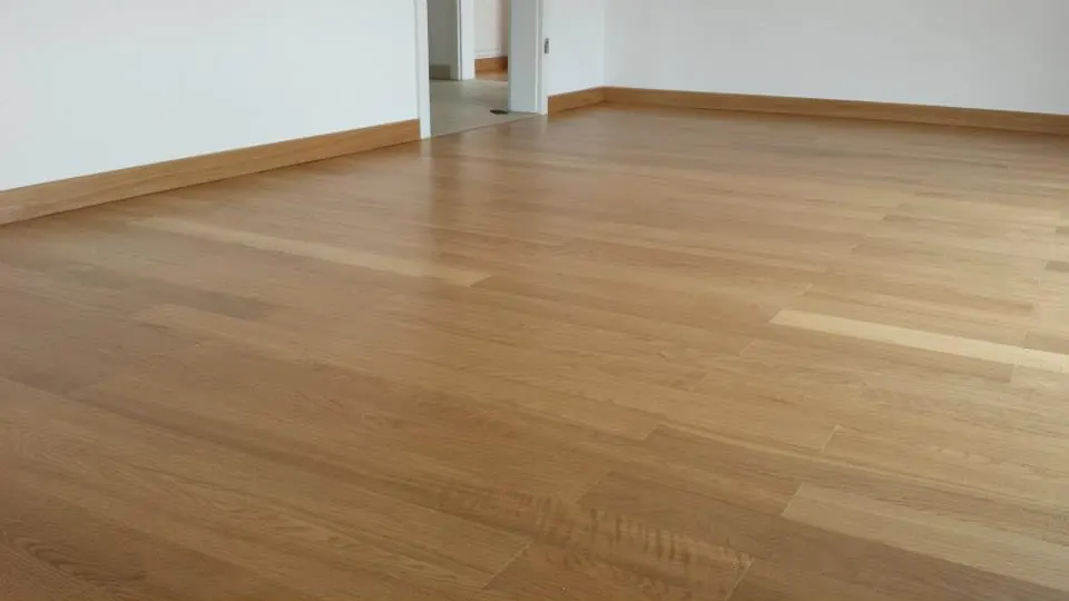 Posa di parquet in rovere